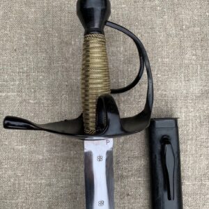 M/1685 Karoliner värja i kolstål - utsökt replika i skala 1:1