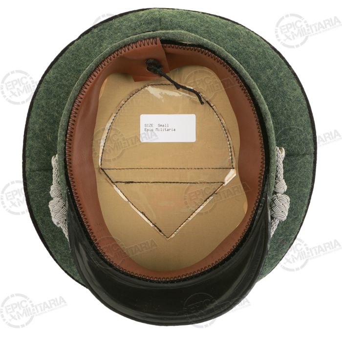 Tysk WWII arméofficers visirkeps - Fältgrå - Svart kantband - Bild 3